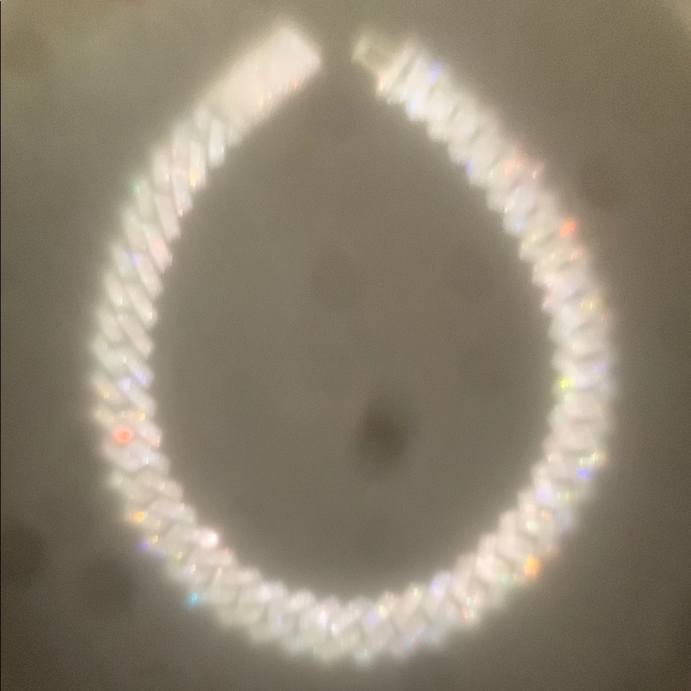 GUU ‘20inch Moissanite Cuban Clamp Backing $3,000 chain